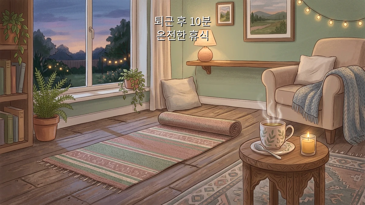 바쁜 직장인이 퇴근 후 하루 10분으로 업무 스트레스 줄이는 방법